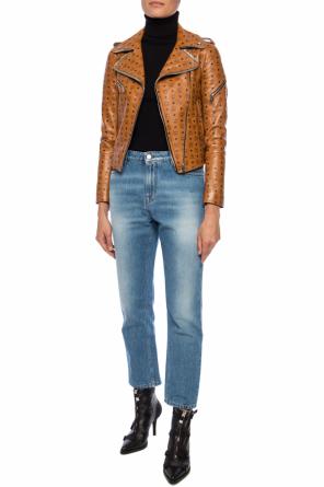 Leather jacket with logo, zdjęcie 2 Leather jacket with logo od MCM